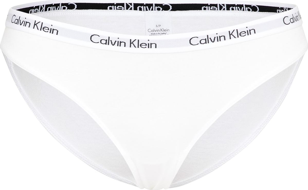 Calvin Klein Underwear Kalhotky 'Carousel' bílá