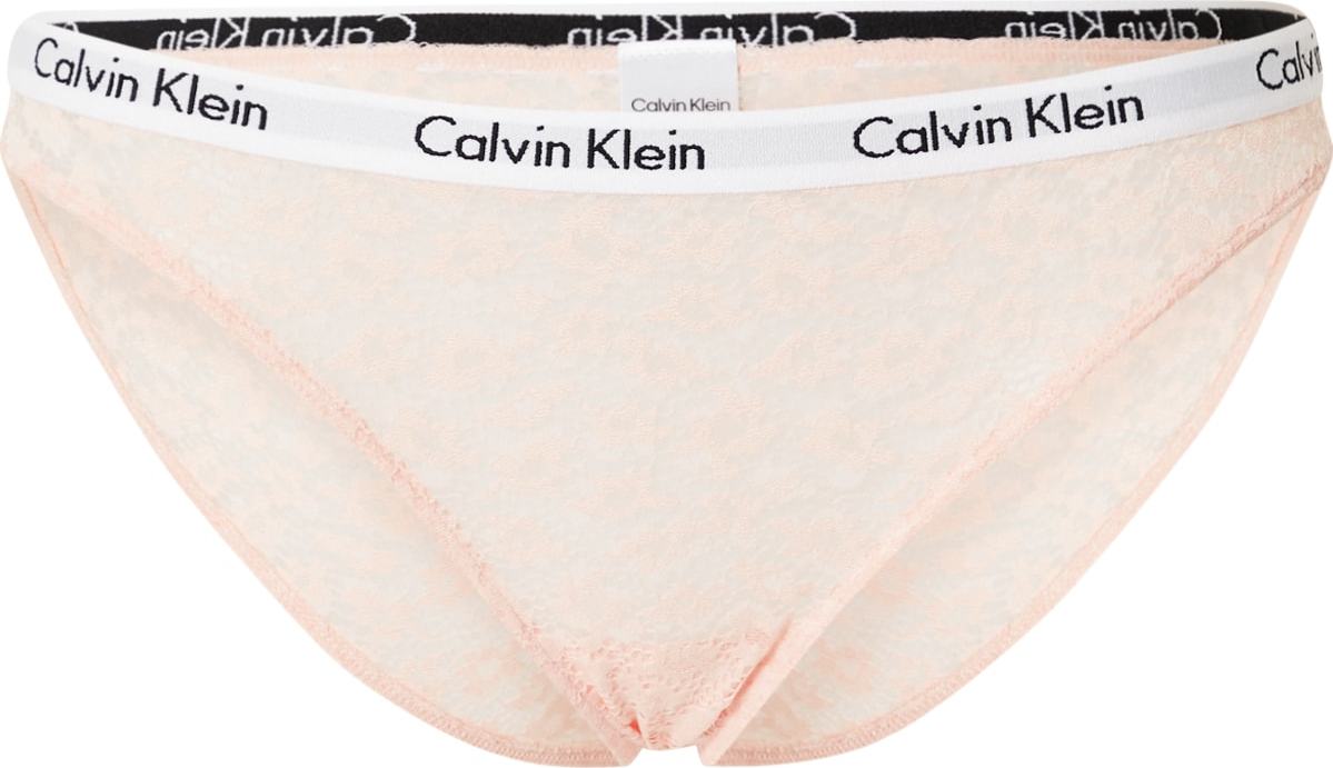 Calvin Klein Underwear Kalhotky meruňková / pastelově oranžová / černá / bílá
