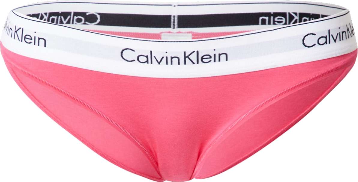 Calvin Klein Underwear Kalhotky pink / černá / bílá