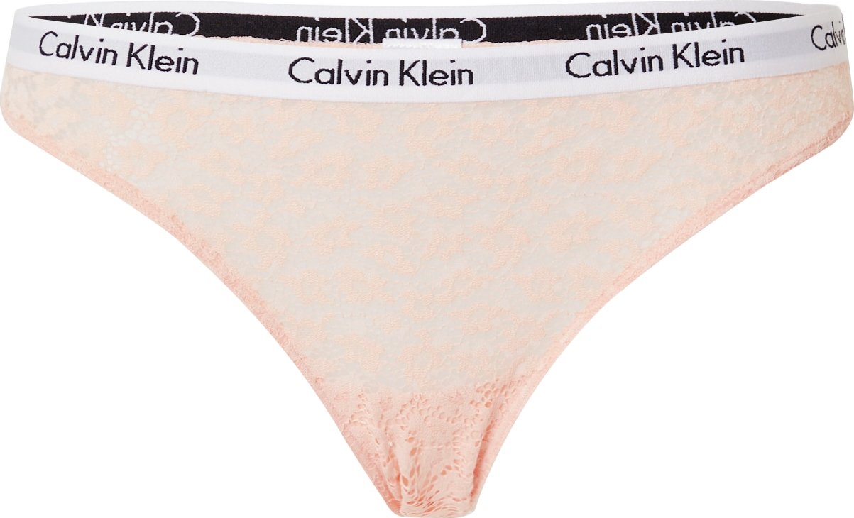 Calvin Klein Underwear Kalhotky světle šedá / meruňková / černá / bílá