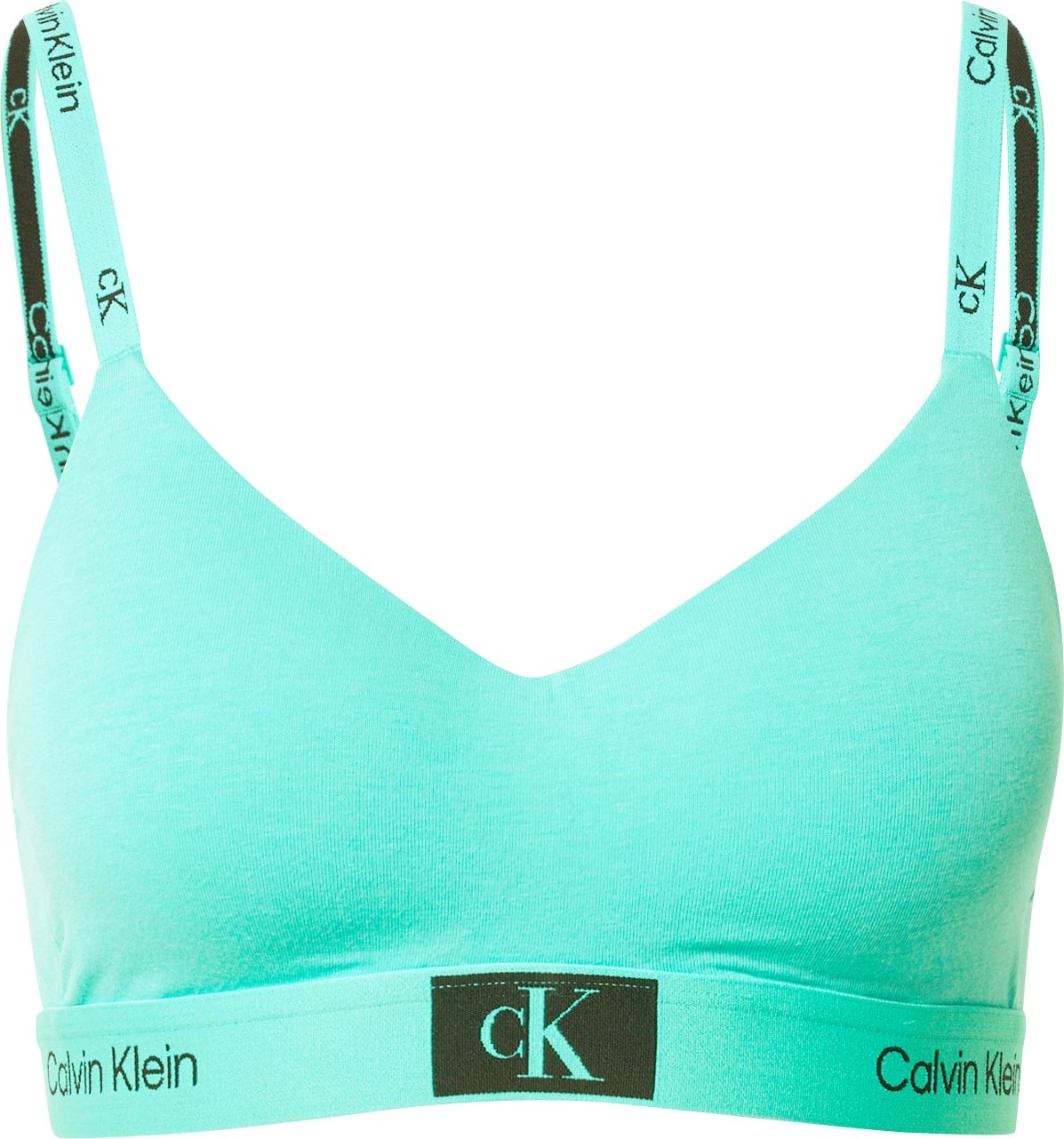 Calvin Klein Underwear Podprsenka nefritová / černá