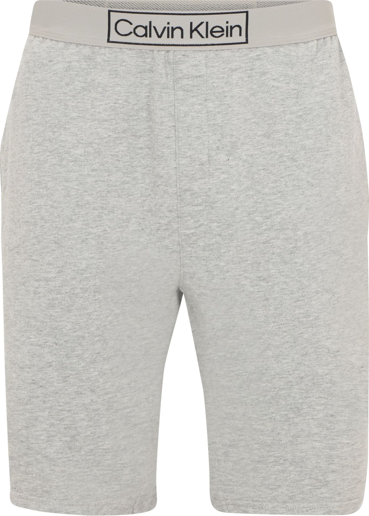 Calvin Klein Underwear Pyžamové kalhoty šedá / černá