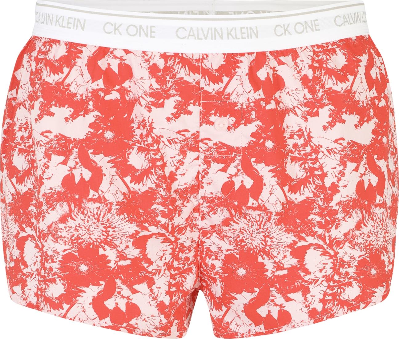 Calvin Klein Underwear Pyžamové kalhoty šedá / růžová / červená / bílá