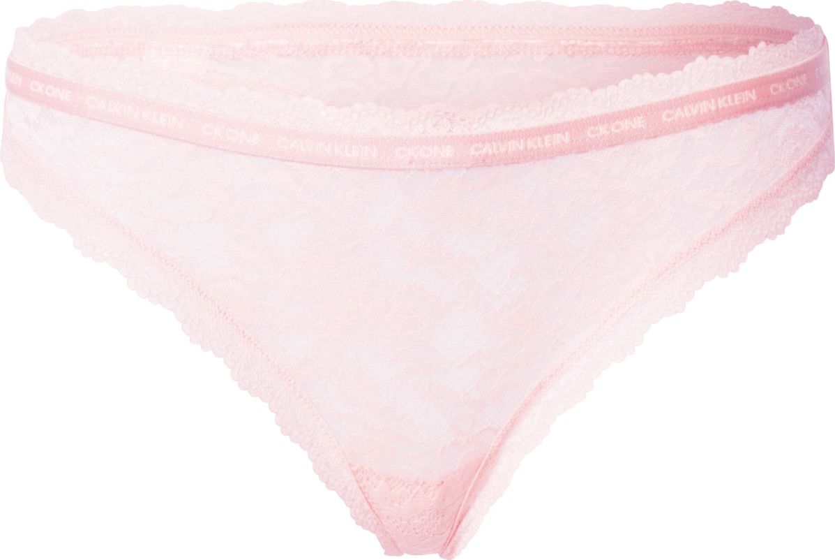 Calvin Klein Underwear Tanga světle růžová
