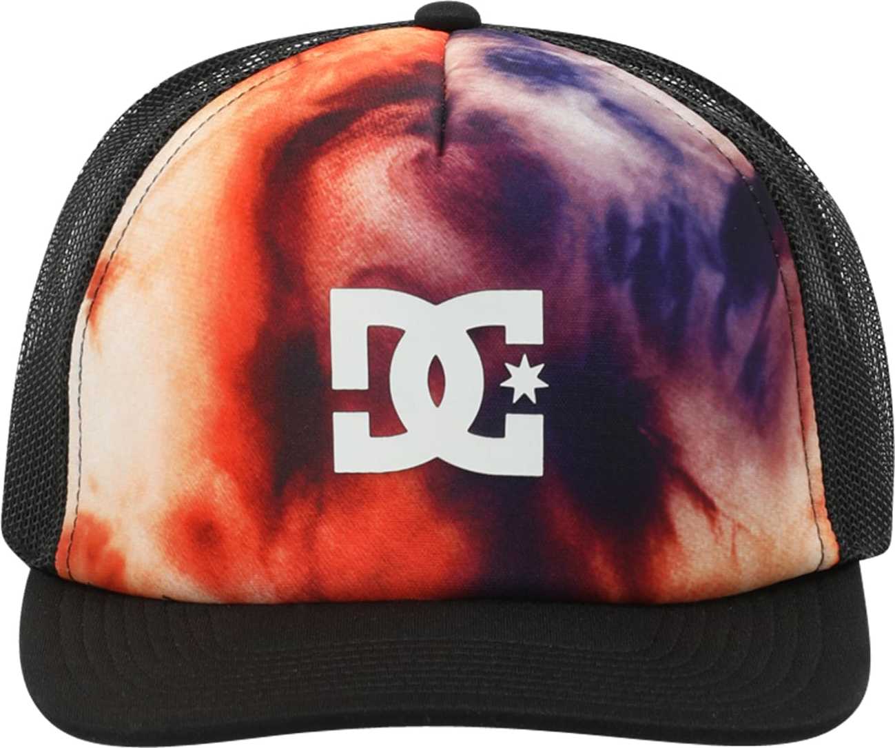 DC Shoes Kšiltovka 'GAS STATION' světle fialová / oranžová / černá / bílá