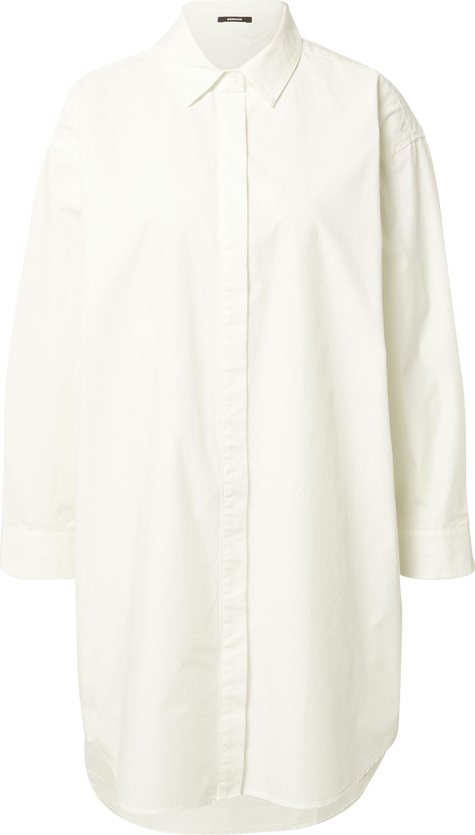 DENHAM Košilové šaty 'OLIVIA' bílá