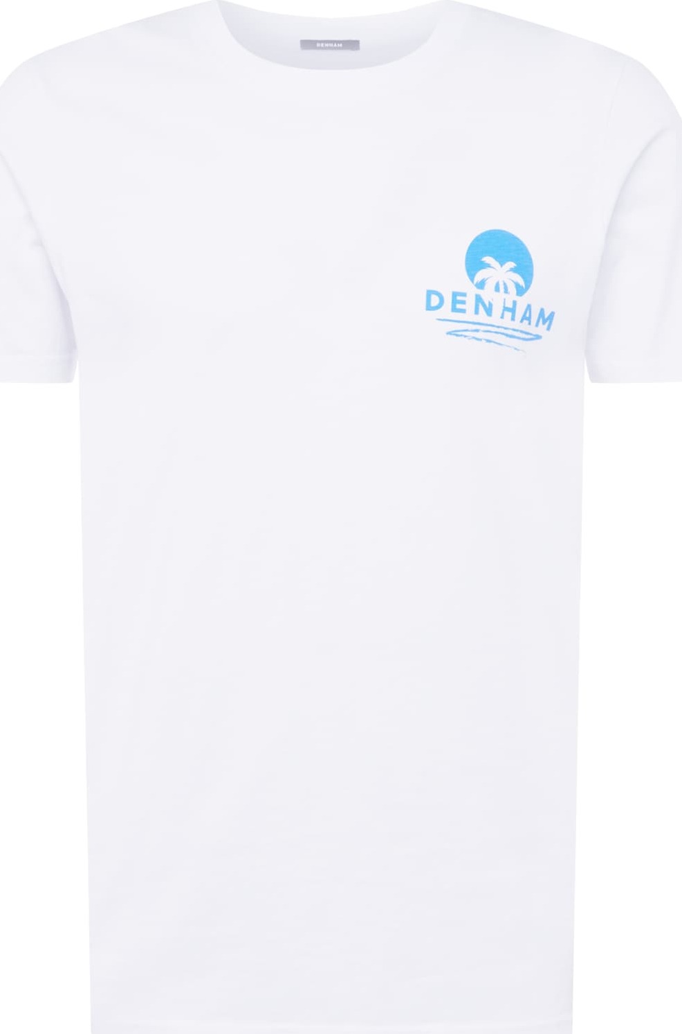 DENHAM Tričko 'NISSI' azurová / bílá