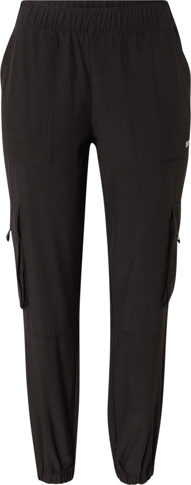 DKNY Performance Sportovní kalhoty černá / bílá