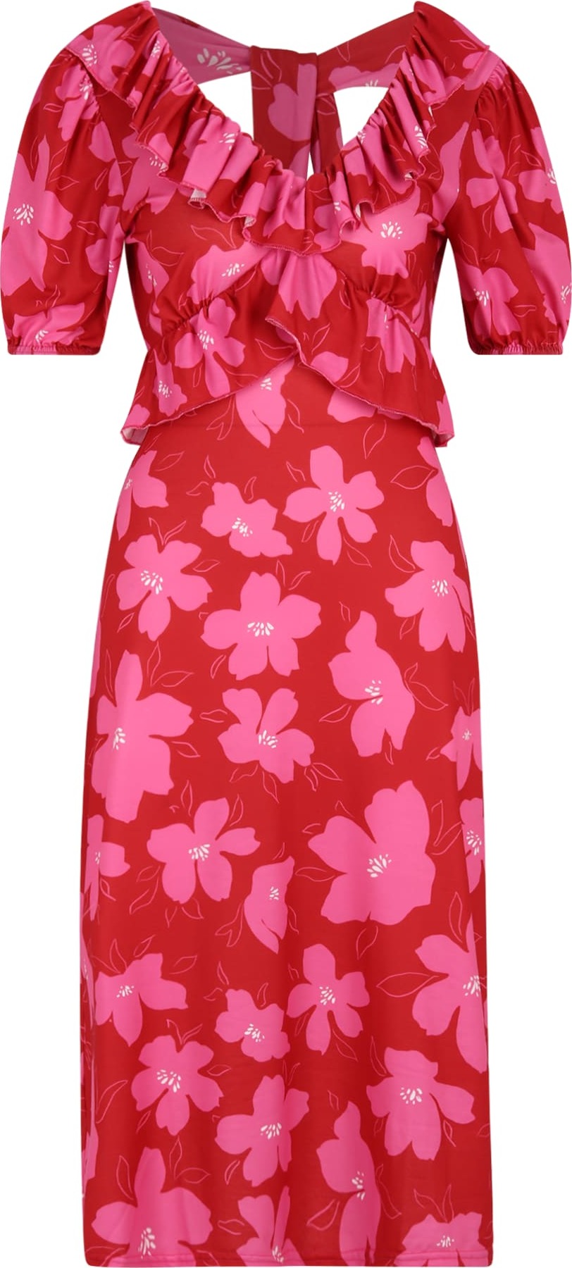 Dorothy Perkins Petite Letní šaty světle růžová / červená