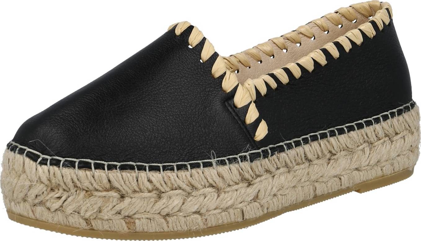 espadrij l´originale Espadrilky 'Raphia' černá