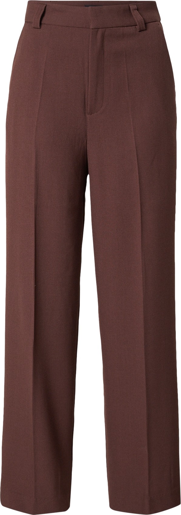 Gina Tricot Kalhoty s puky hnědá