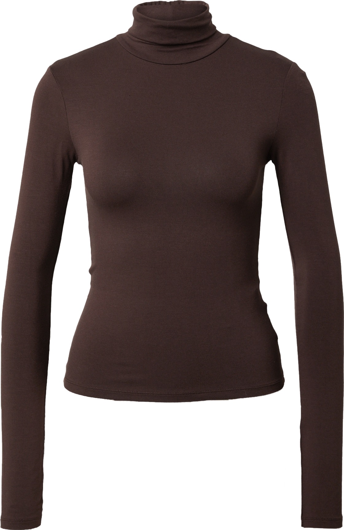 Gina Tricot Tričko tmavě hnědá