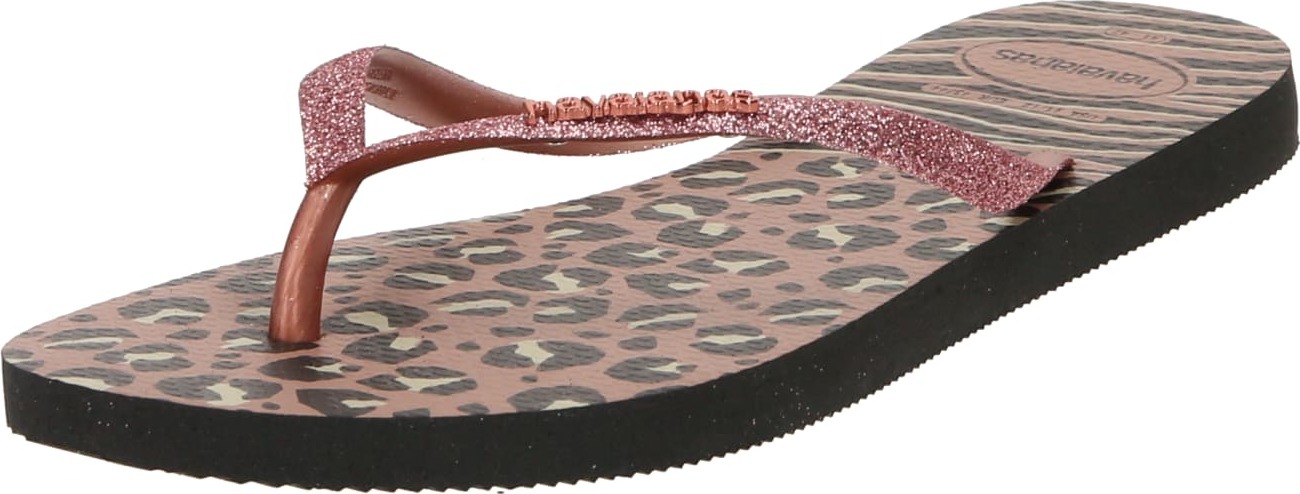 HAVAIANAS Žabky růže / černá