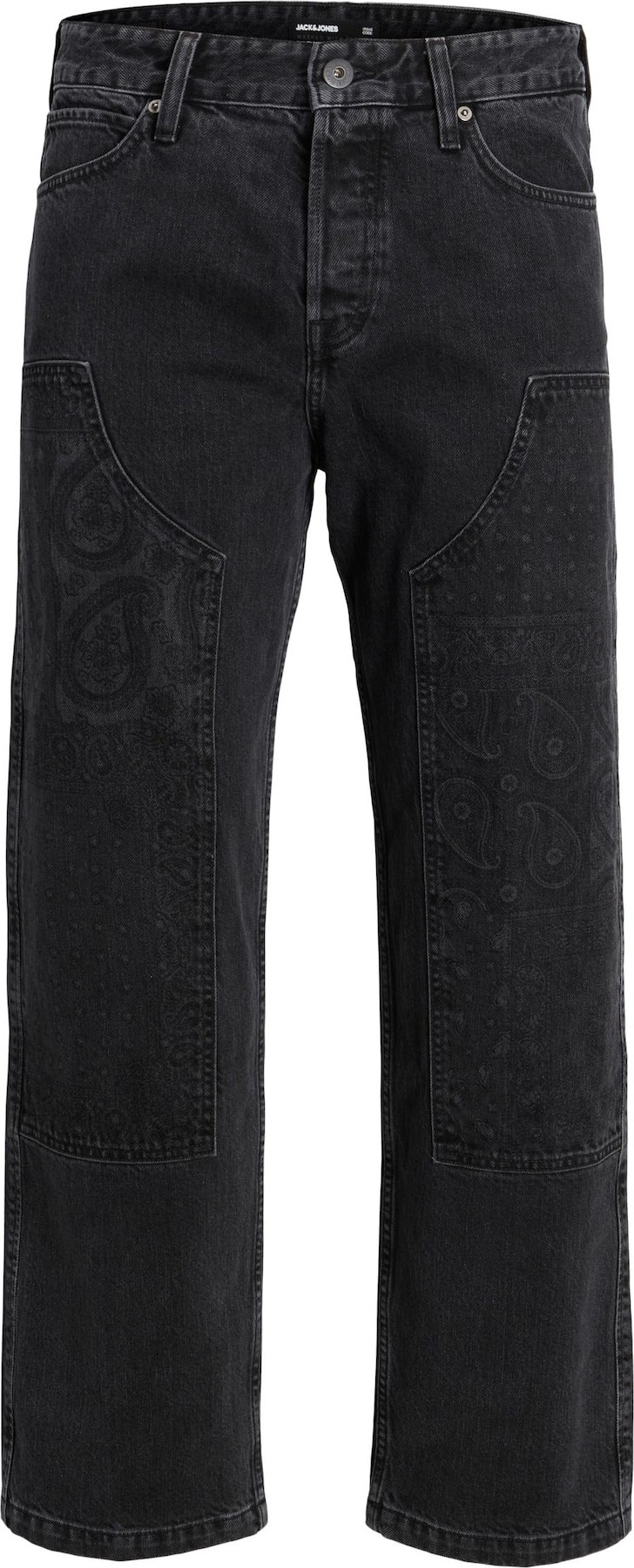 JACK & JONES Džíny 'EDDIE CARPENTER' černá džínovina