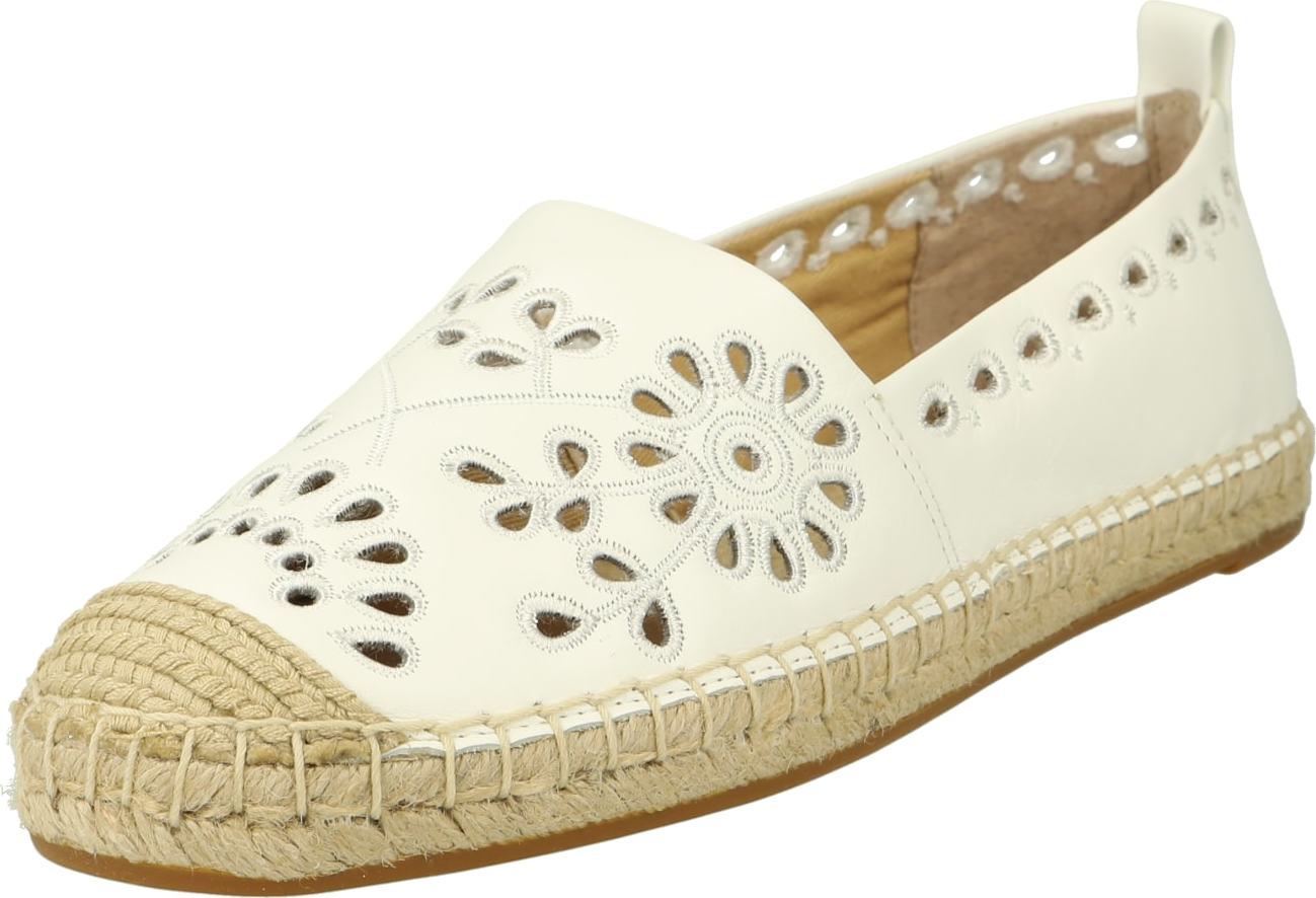 Lauren Ralph Lauren Espadrilky 'CAMERYN' béžová / bílá