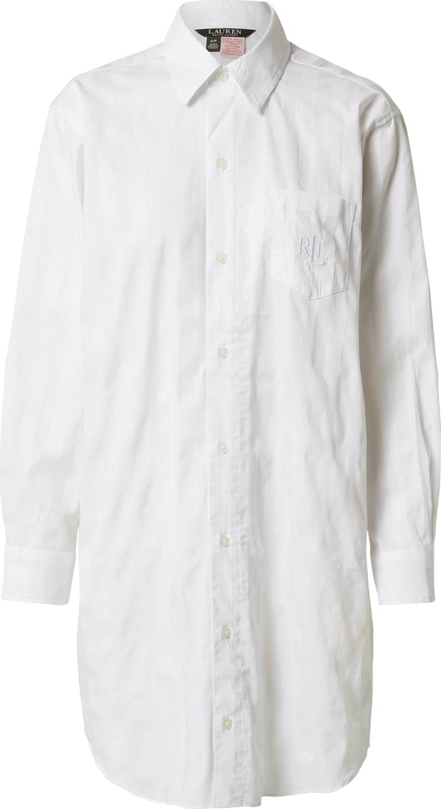 Lauren Ralph Lauren Noční košilka 'JACQUARD' bílá