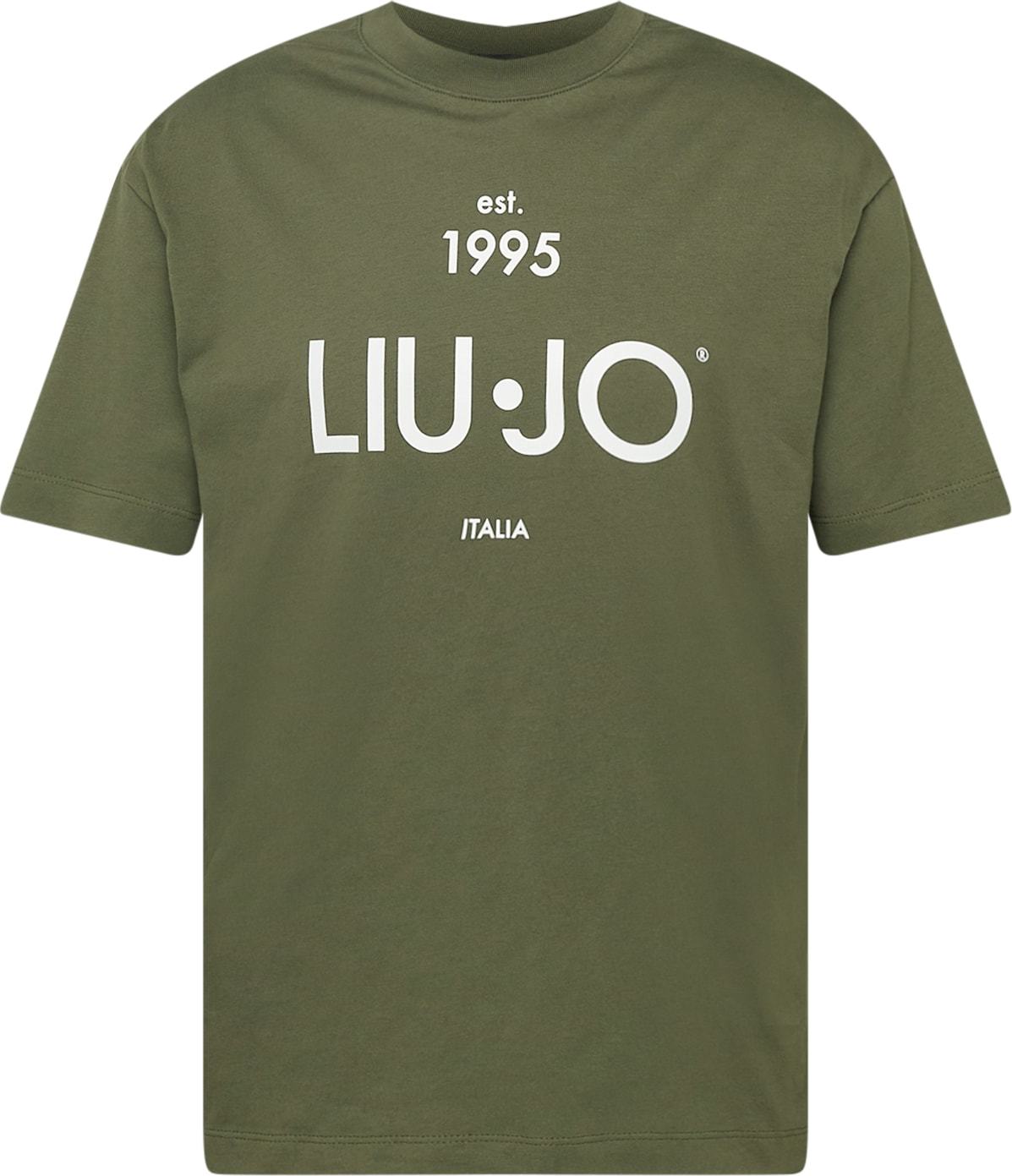 Liu Jo Uomo Tričko zelená / bílá