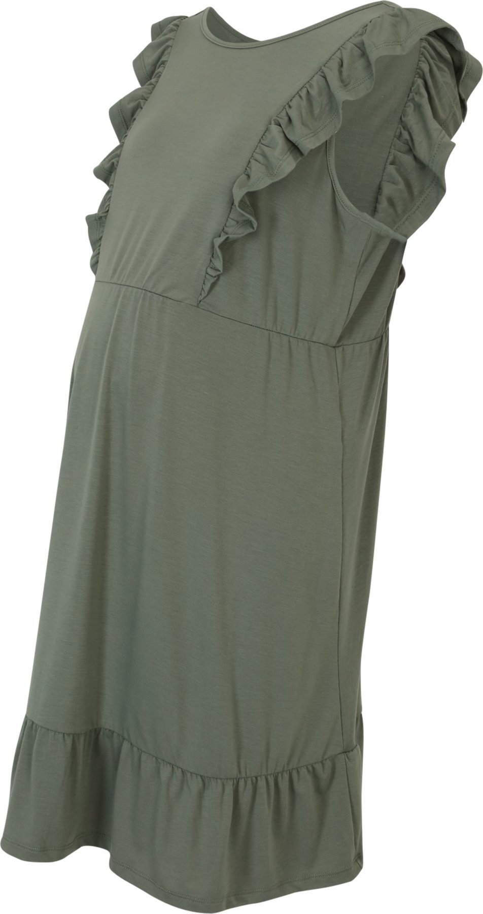 Mamalicious Curve Letní šaty 'Roberta Mary' tmavě zelená