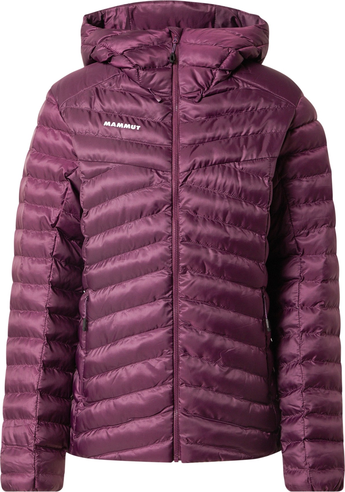 MAMMUT Outdoorová bunda 'Albula' tmavě fialová / bílá