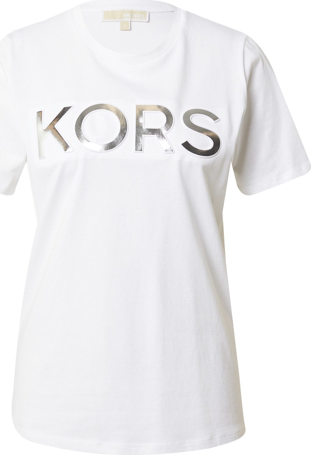 MICHAEL Michael Kors Tričko stříbrná / offwhite
