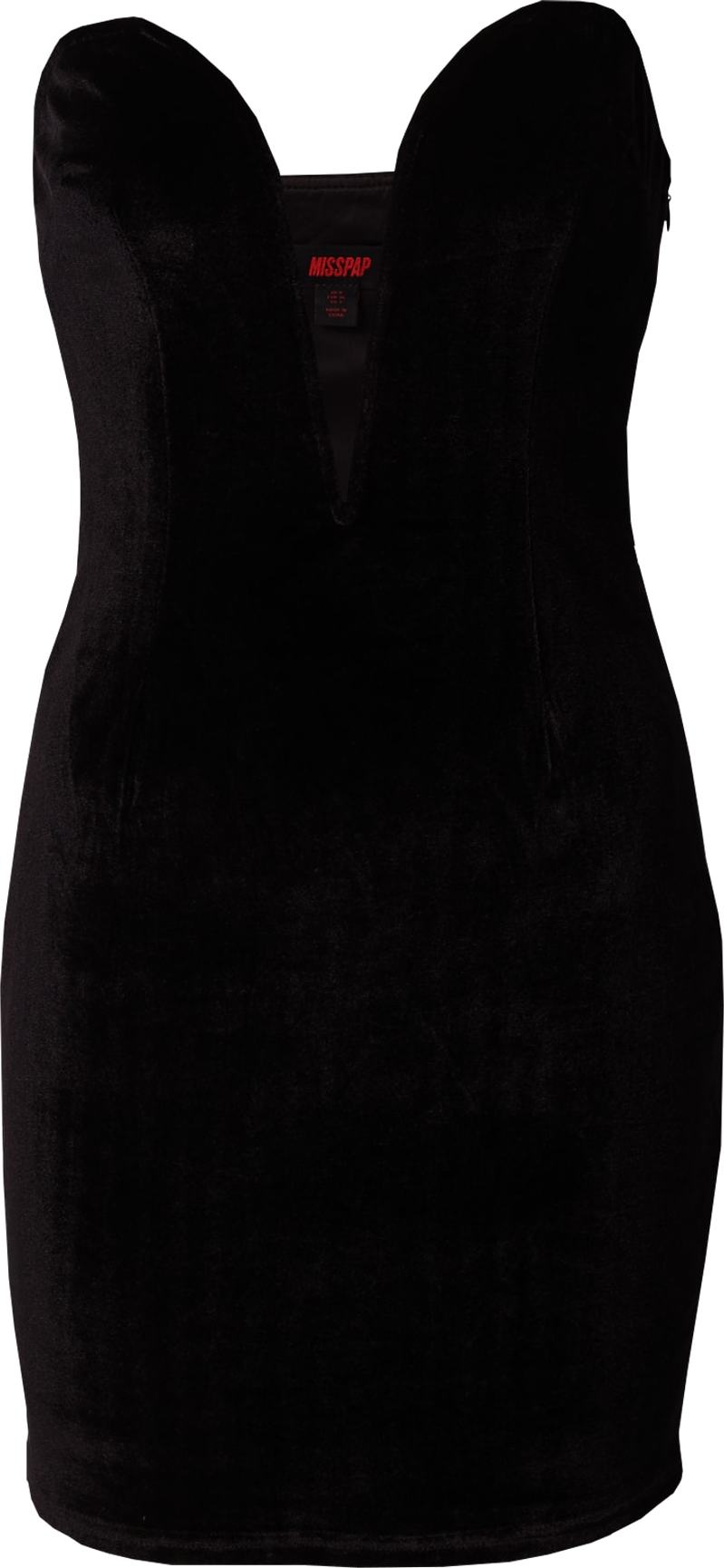 Misspap Koktejlové šaty černá