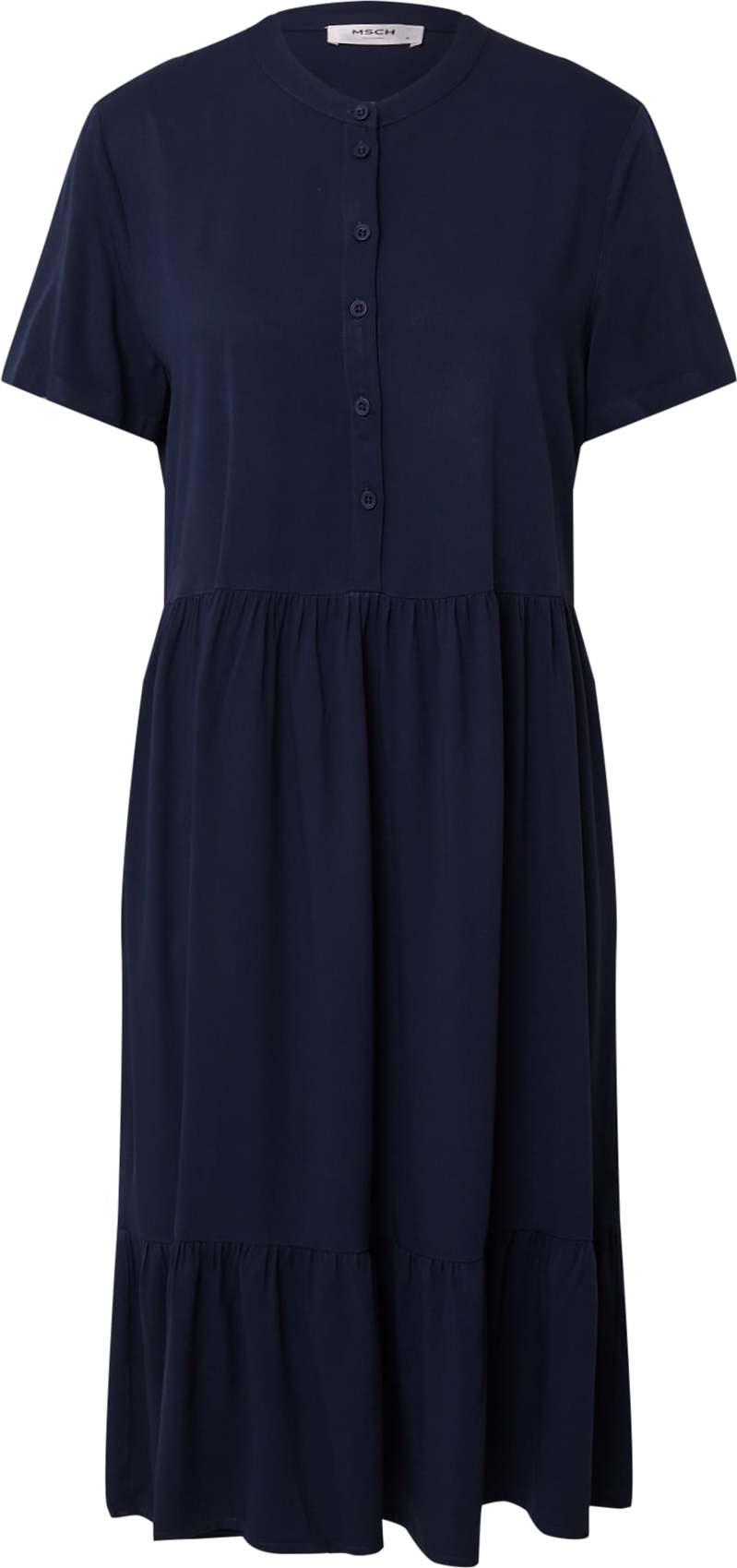MOSS COPENHAGEN Košilové šaty tmavě modrá