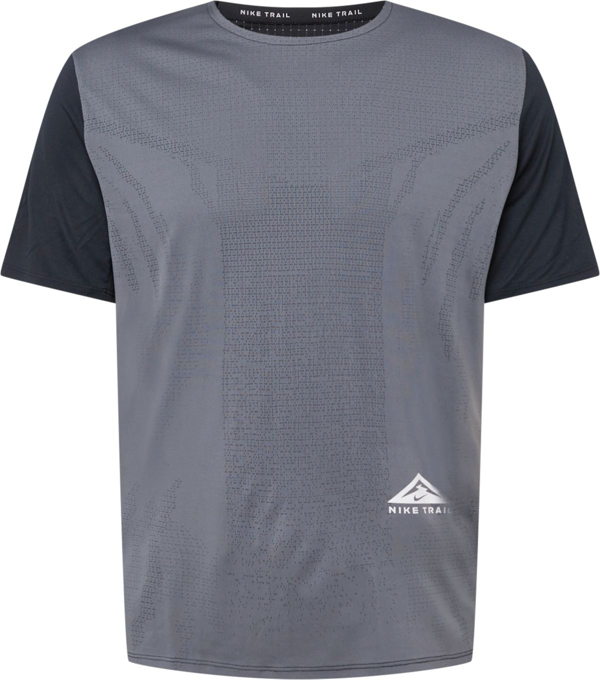 NIKE Funkční tričko 'Rise' šedá / černá / bílá
