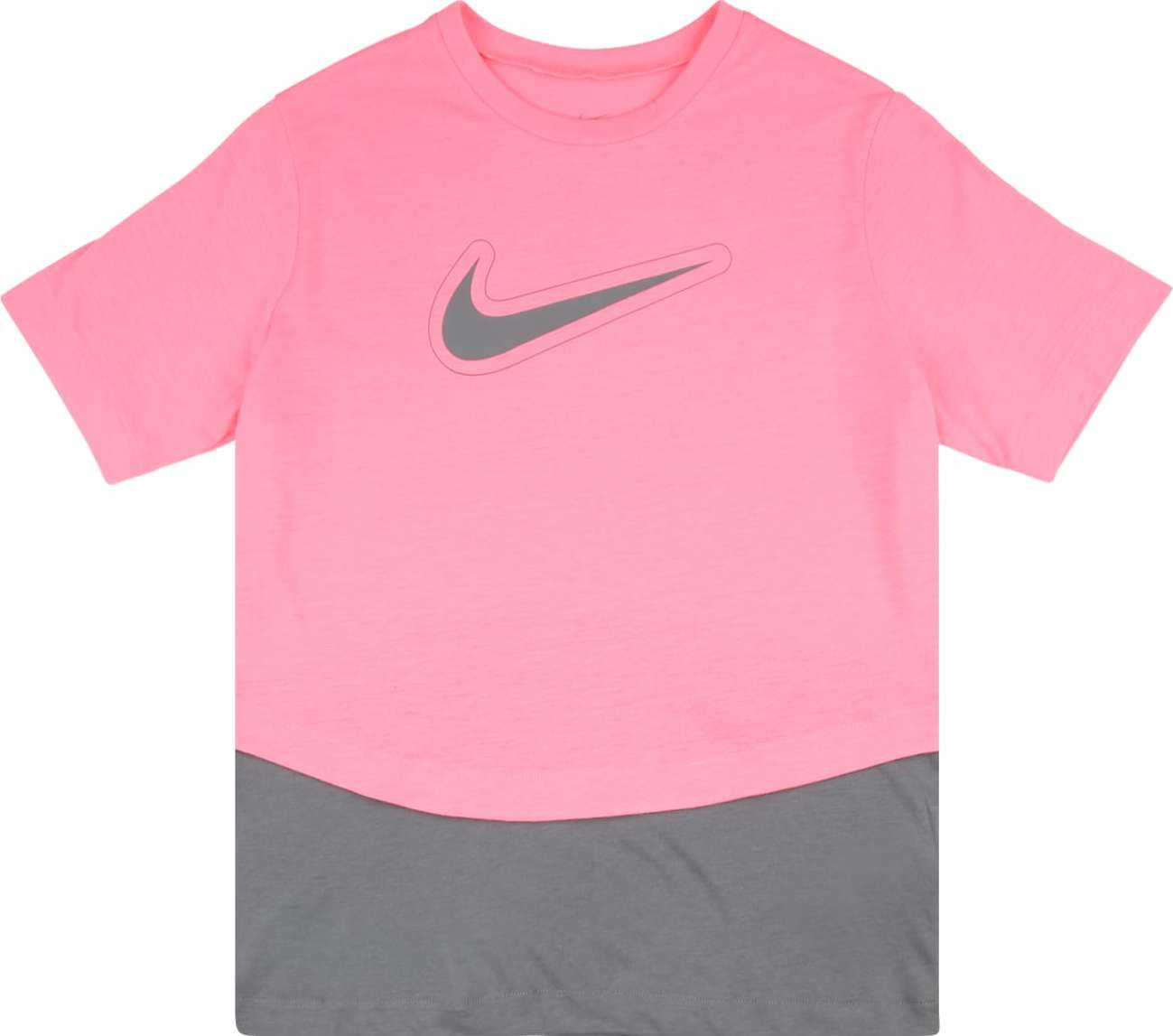 NIKE Funkční tričko 'Trophy' tmavě šedá / světle růžová