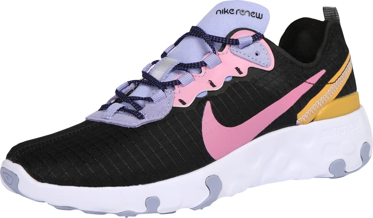 NIKE Sportovní boty 'Renew Element 55 PRM' fialová / pink / černá / bílá