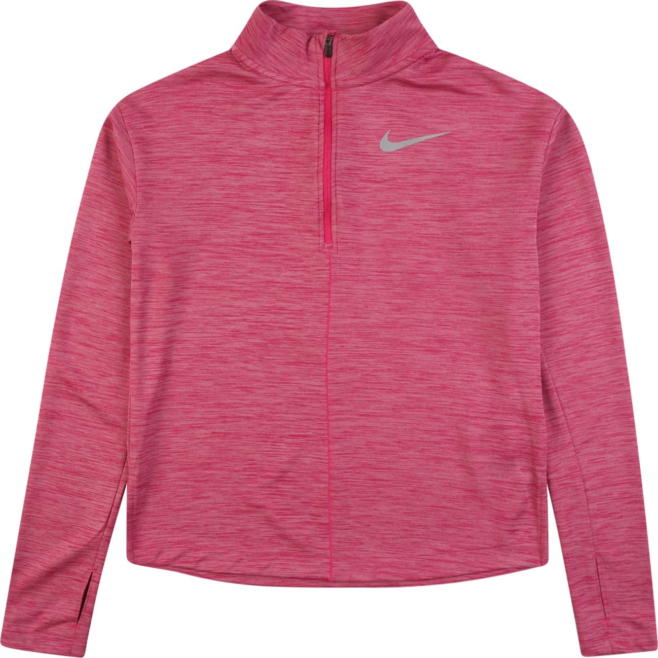 NIKE Sportovní bunda fuchsiová