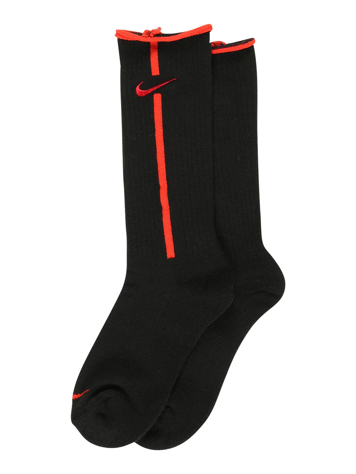 NIKE Sportovní ponožky červená / černá