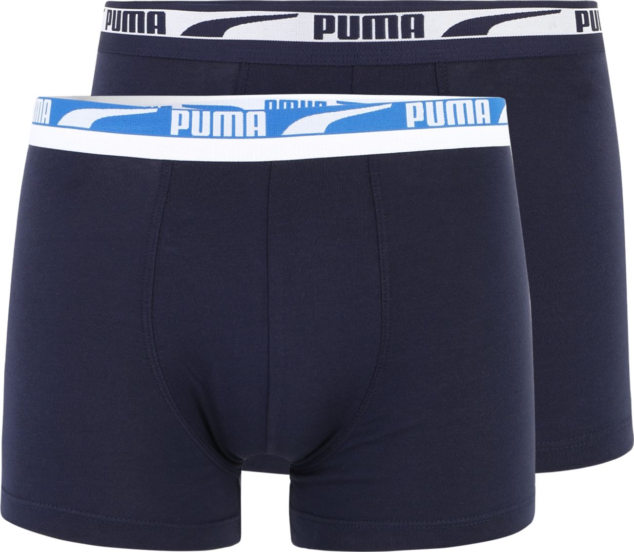 PUMA Boxerky námořnická modř / azurová / bílá