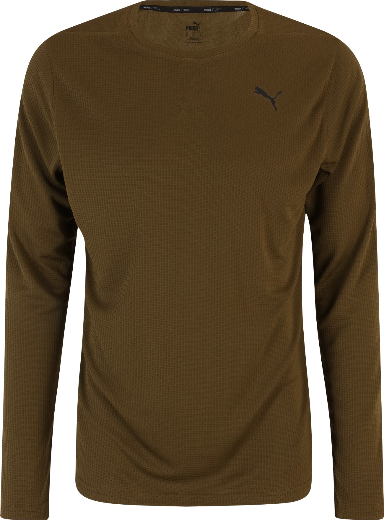 PUMA Funkční tričko olivová / černá