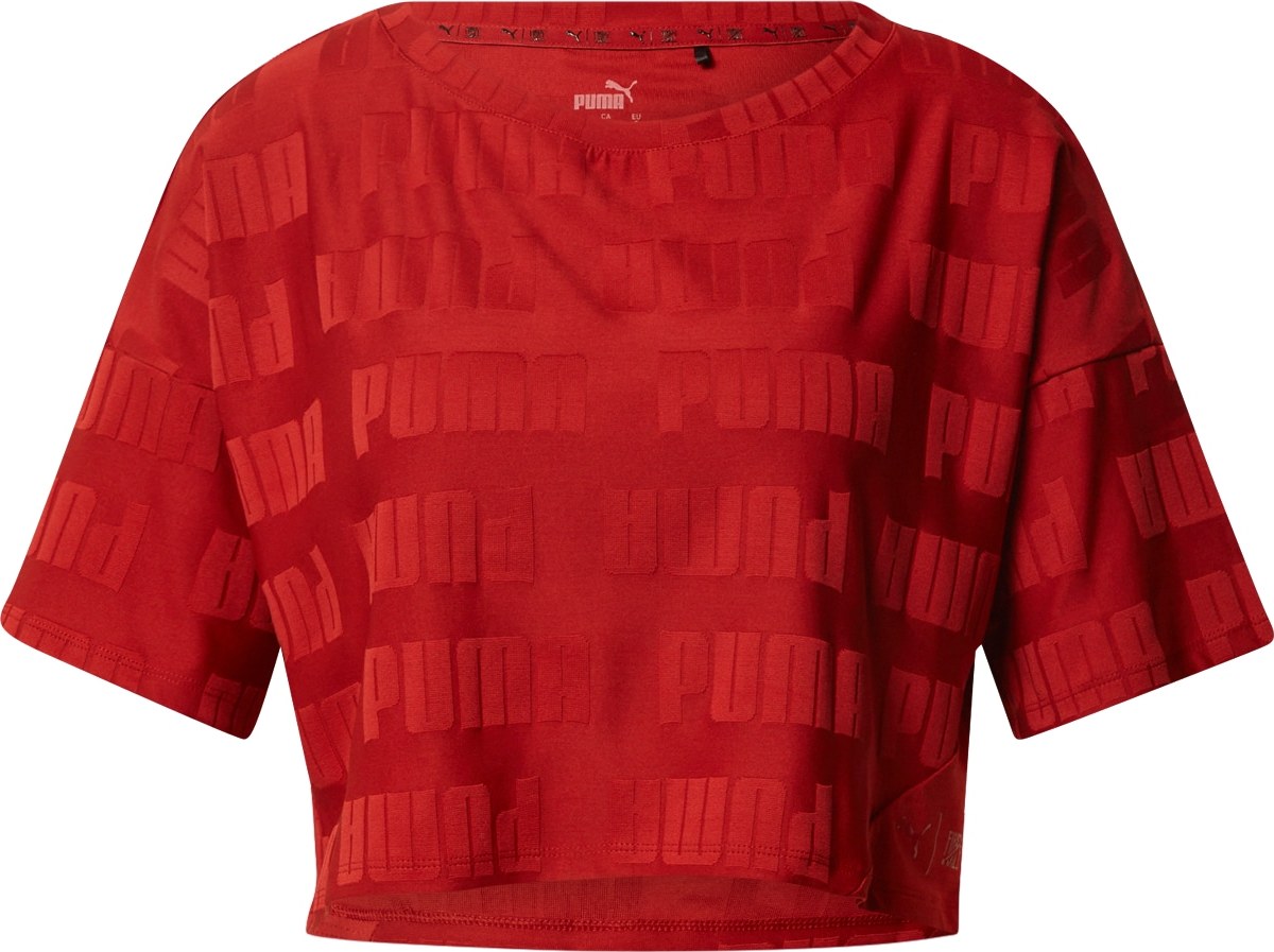 PUMA Funkční tričko 'Train First Mile' červená