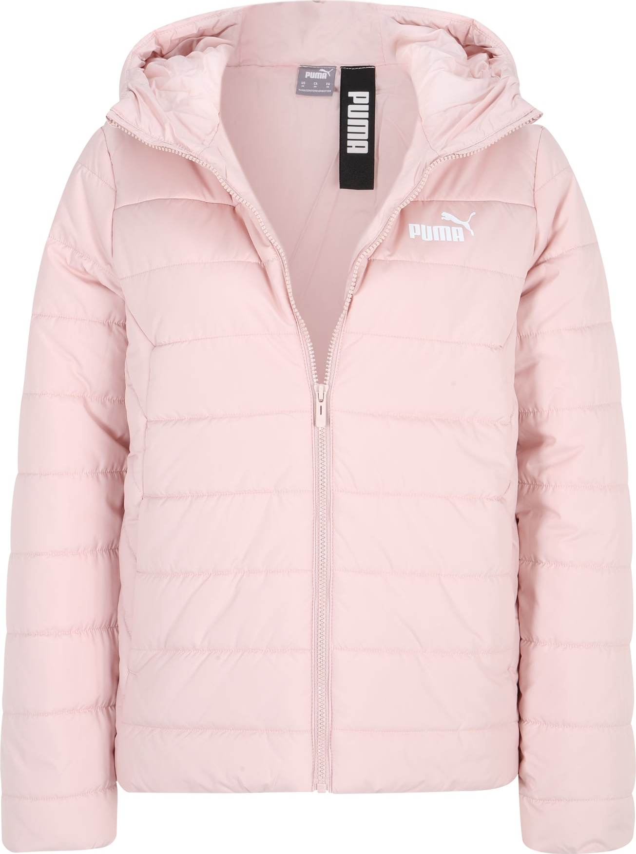 PUMA Sportovní bunda pastelově růžová / bílá