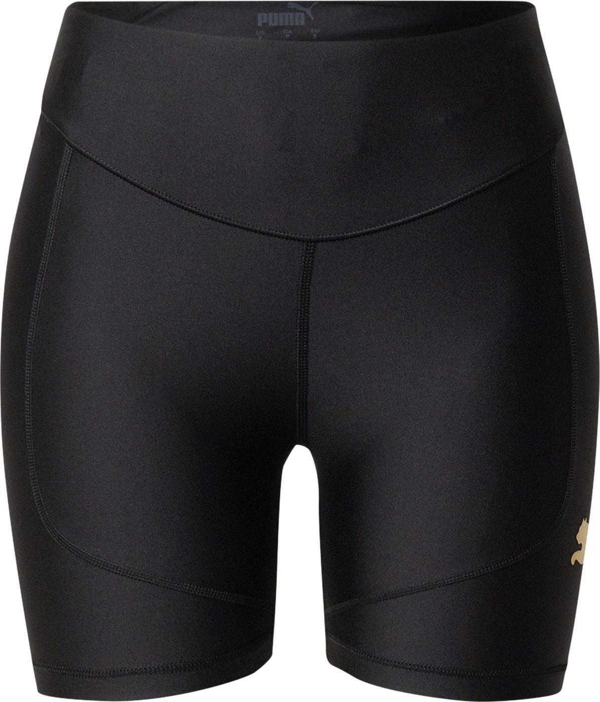 PUMA Sportovní kalhoty 'Eversculpt 5' zlatá / černá