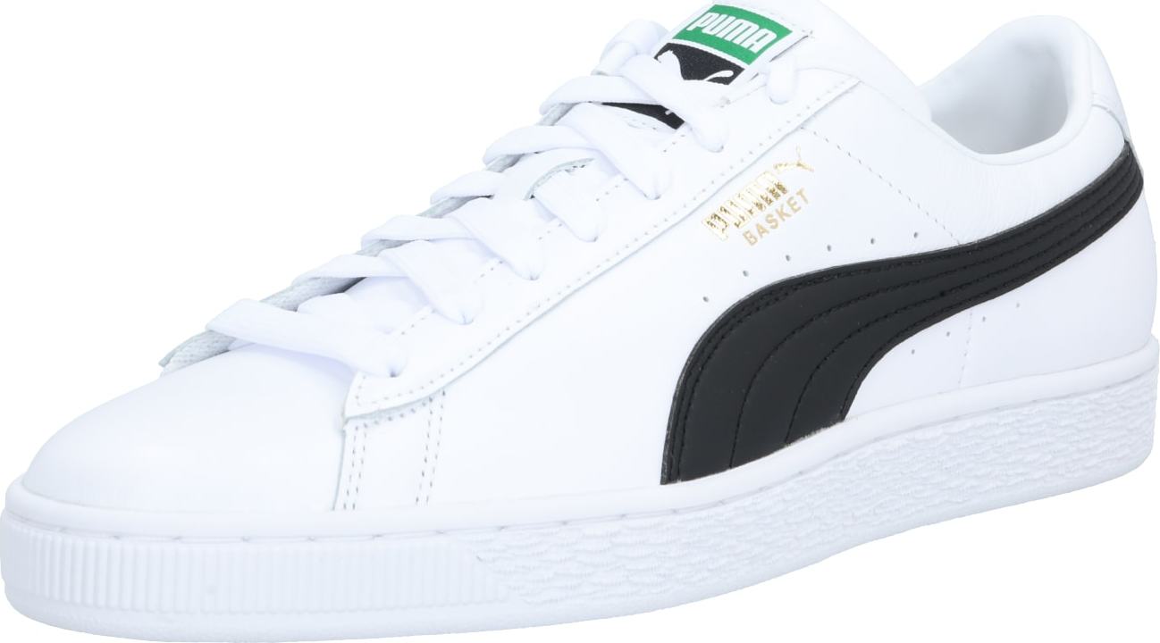 PUMA Tenisky 'Basket Classic XXI' zelená / černá / bílá