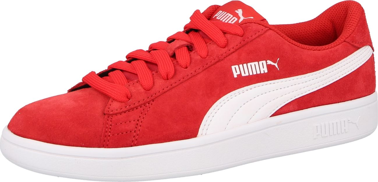 PUMA Tenisky 'Smash v2' světle červená / bílá