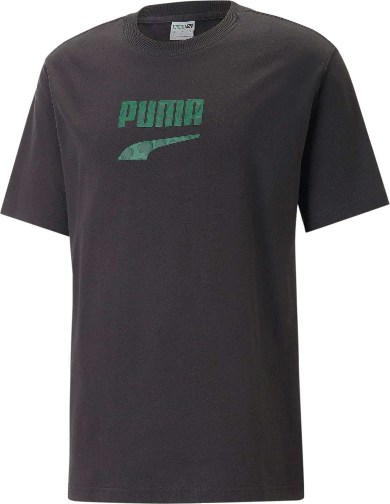 PUMA Tričko 'DOWNTOWN' zelená / černá
