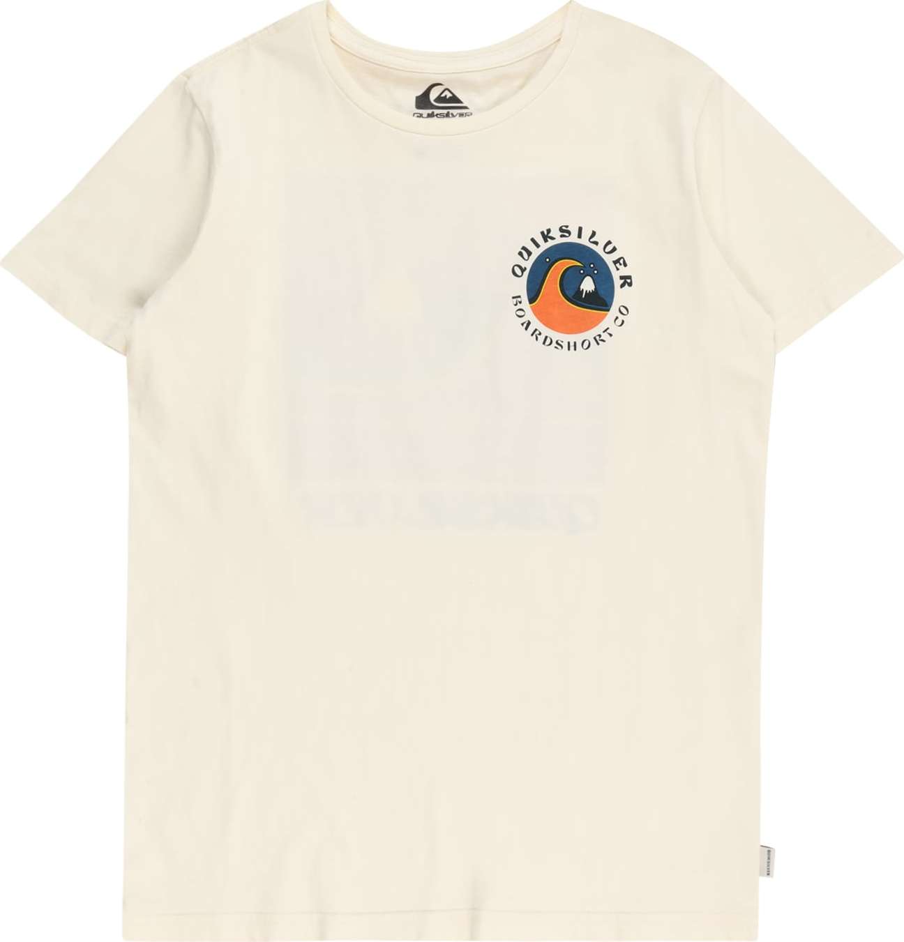 QUIKSILVER Funkční tričko 'BUBBLESTAMP' béžová / hnědá / petrolejová / oranžová