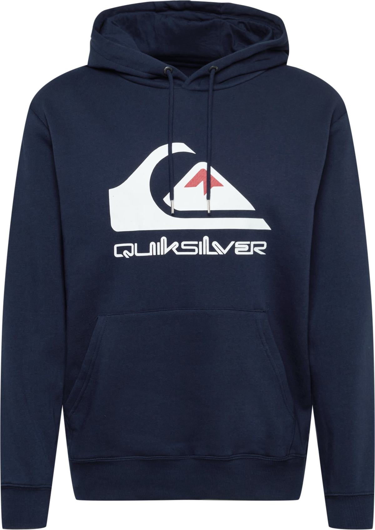 QUIKSILVER Sportovní mikina námořnická modř / červená / bílá