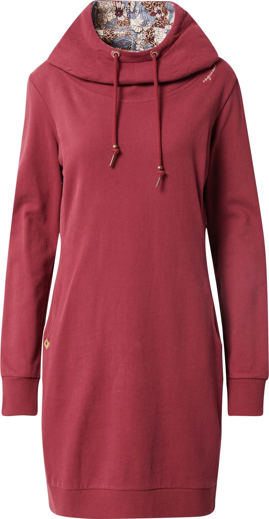 Ragwear Šaty 'FELINIA' vínově červená