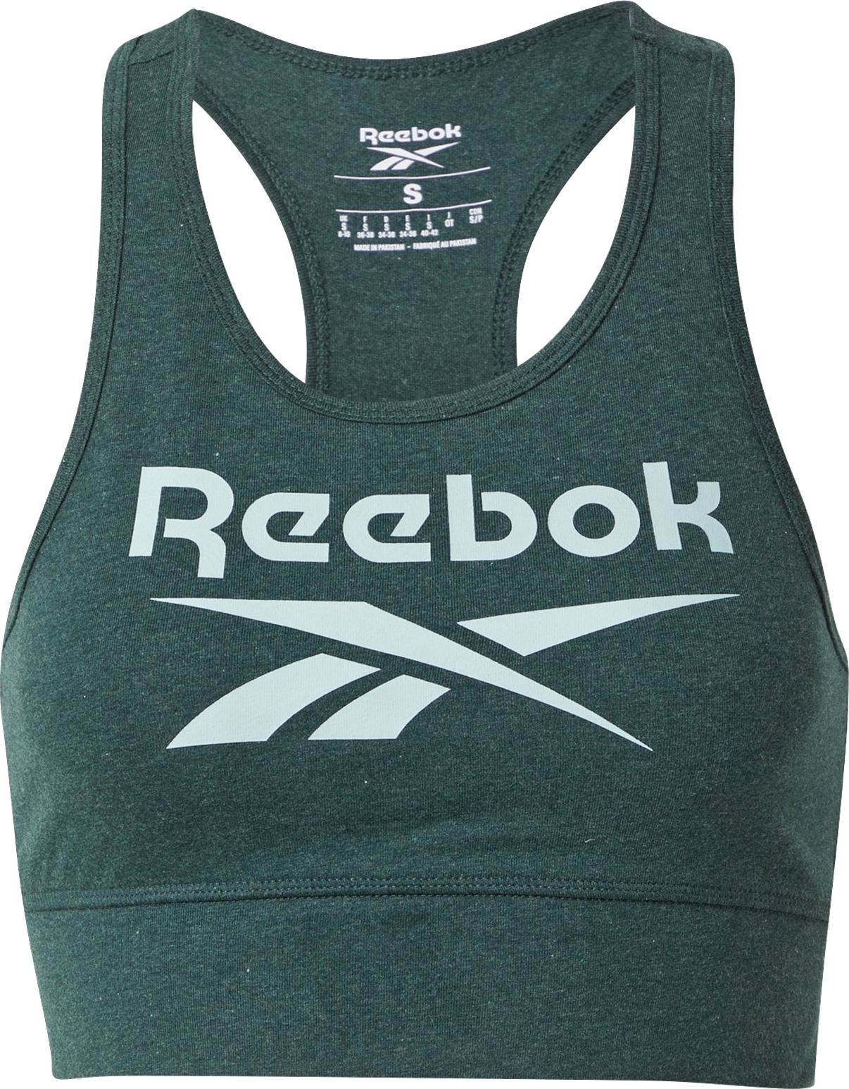 Reebok Sport Sportovní podprsenka jedle / bílá