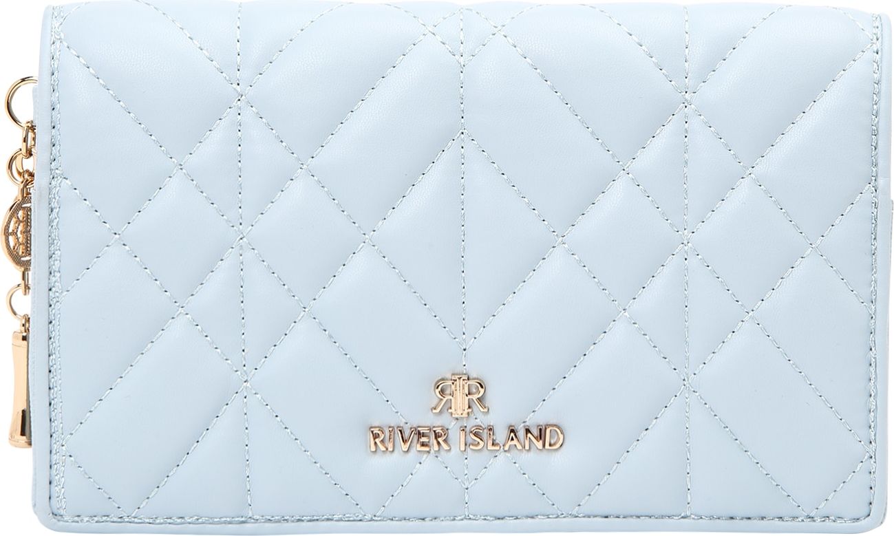 River Island Peněženka pastelová modrá