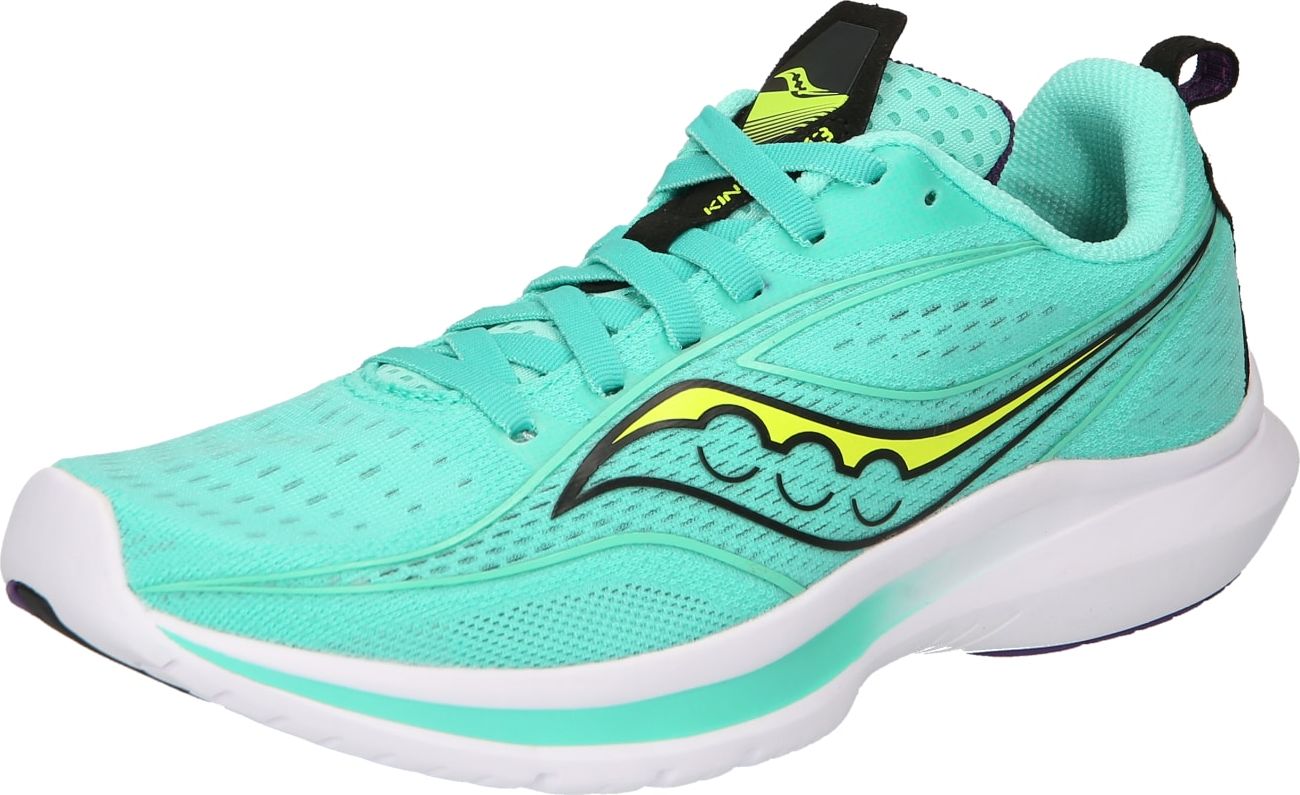 saucony Sportovní boty 'KINVARA 13' nefritová / světle zelená / černá