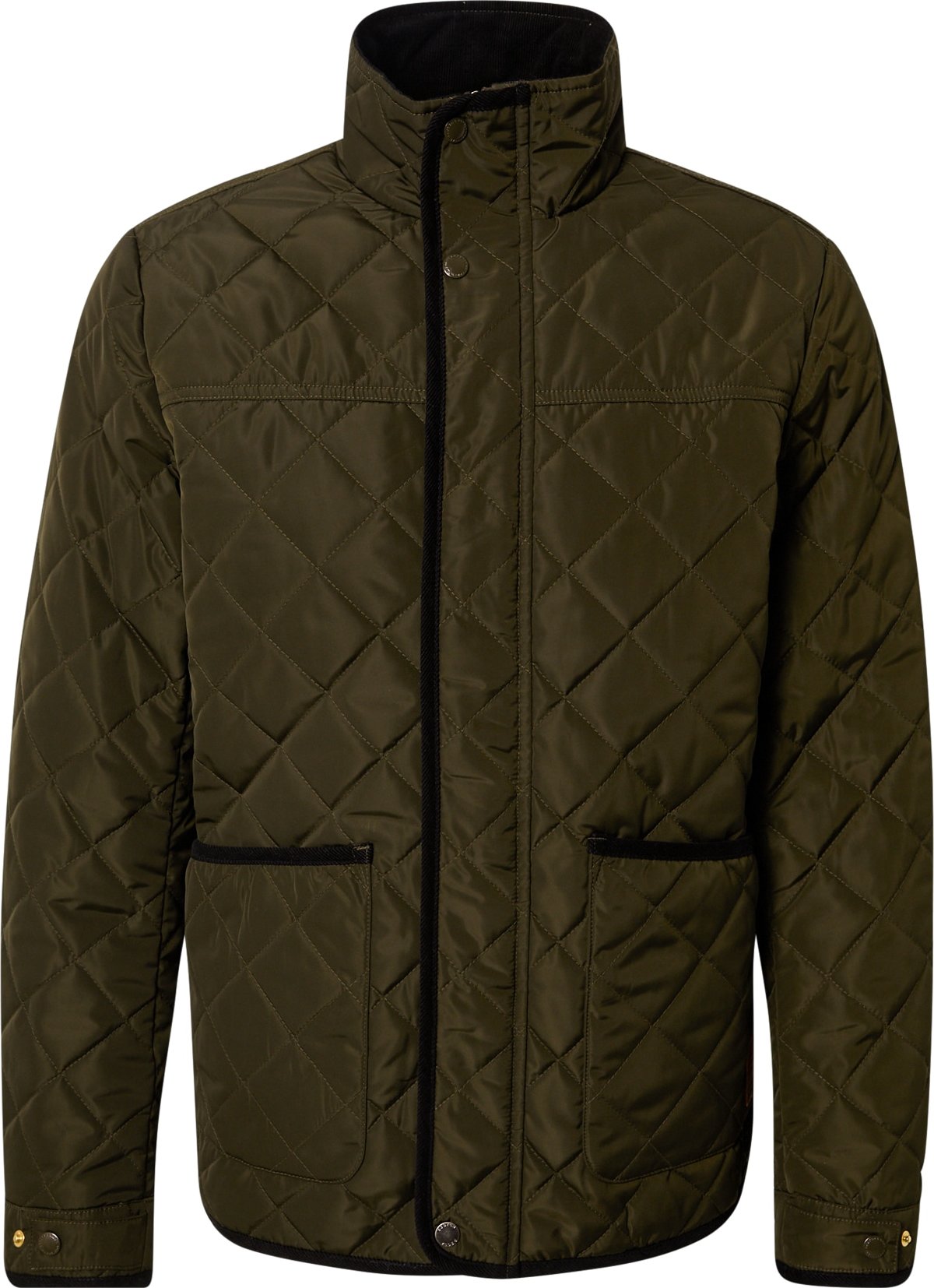 SCOTCH & SODA Přechodná bunda khaki / černá