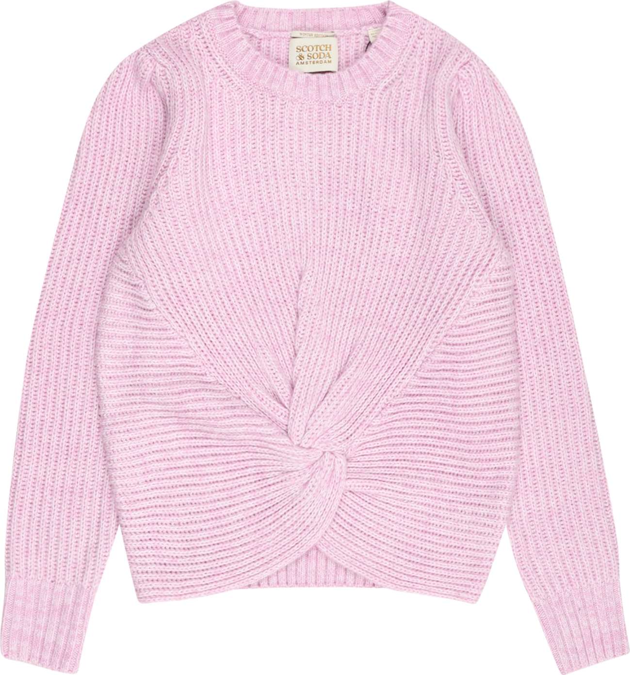 SCOTCH & SODA Svetr růžový melír