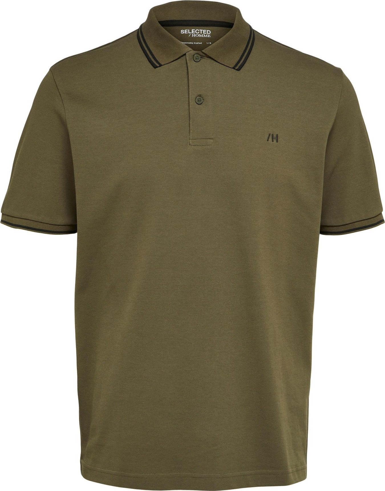 SELECTED HOMME Tričko 'Dante' olivová