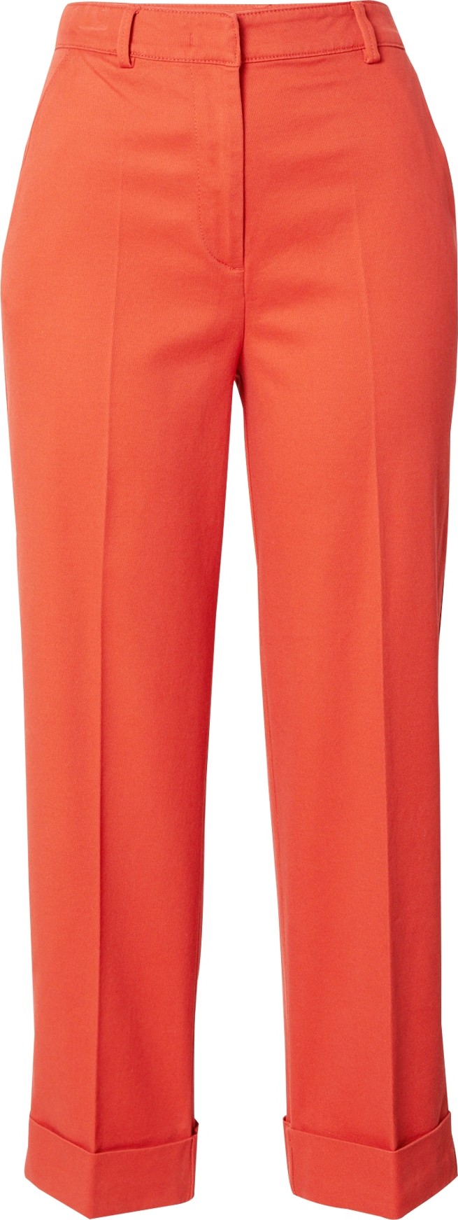 Sisley Kalhoty s puky oranžově červená