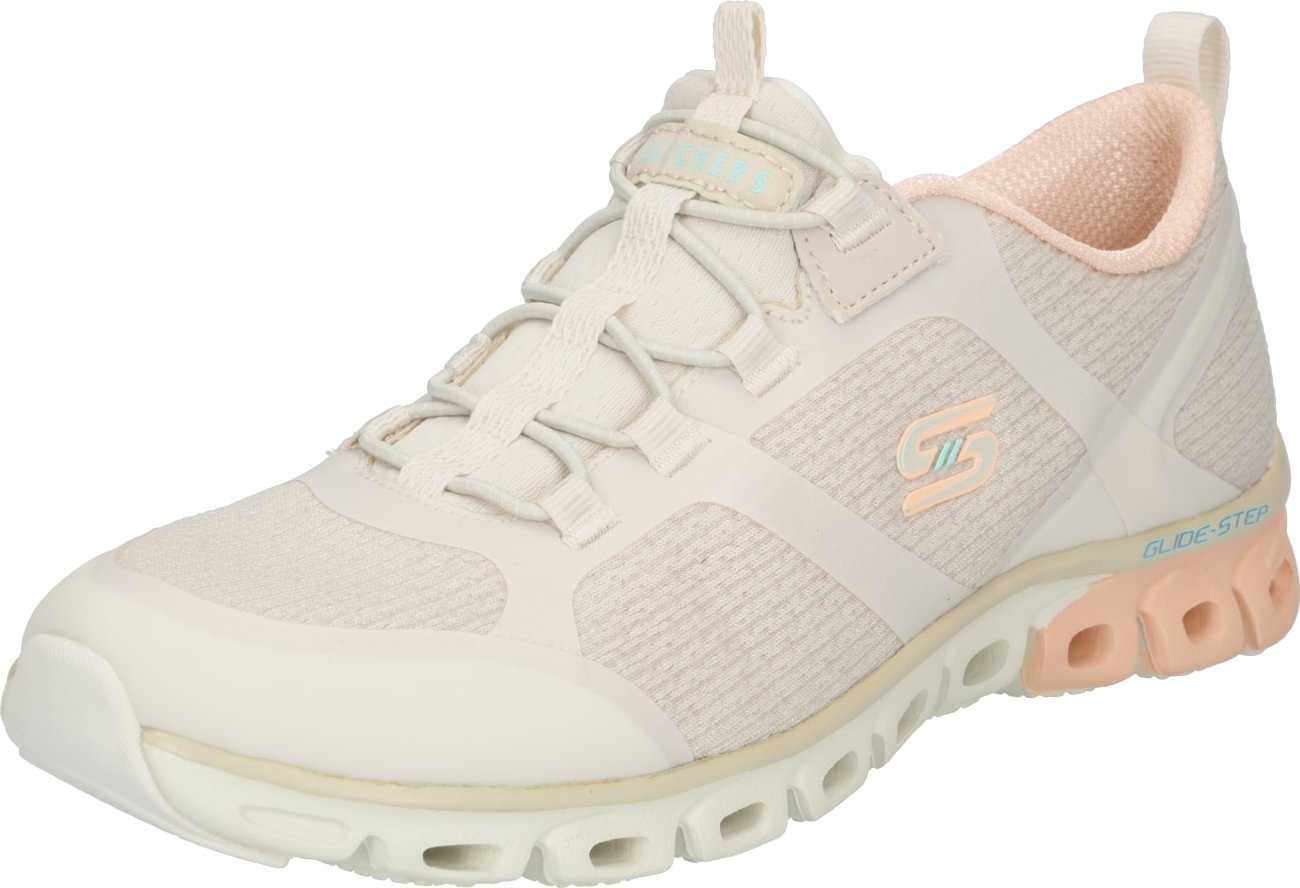 SKECHERS Tenisky krémová / meruňková